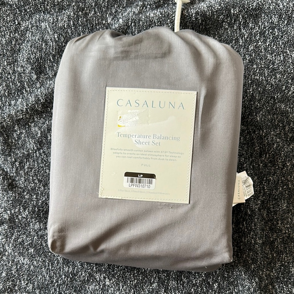 Casaluna Silver Temperature Balancing Sheet Set